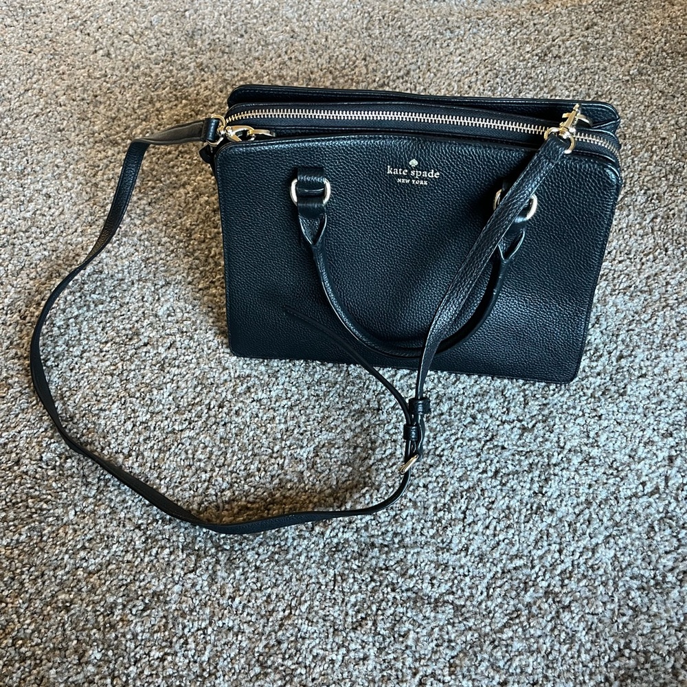 Kate Spade Black Convertible Crossbody Bag